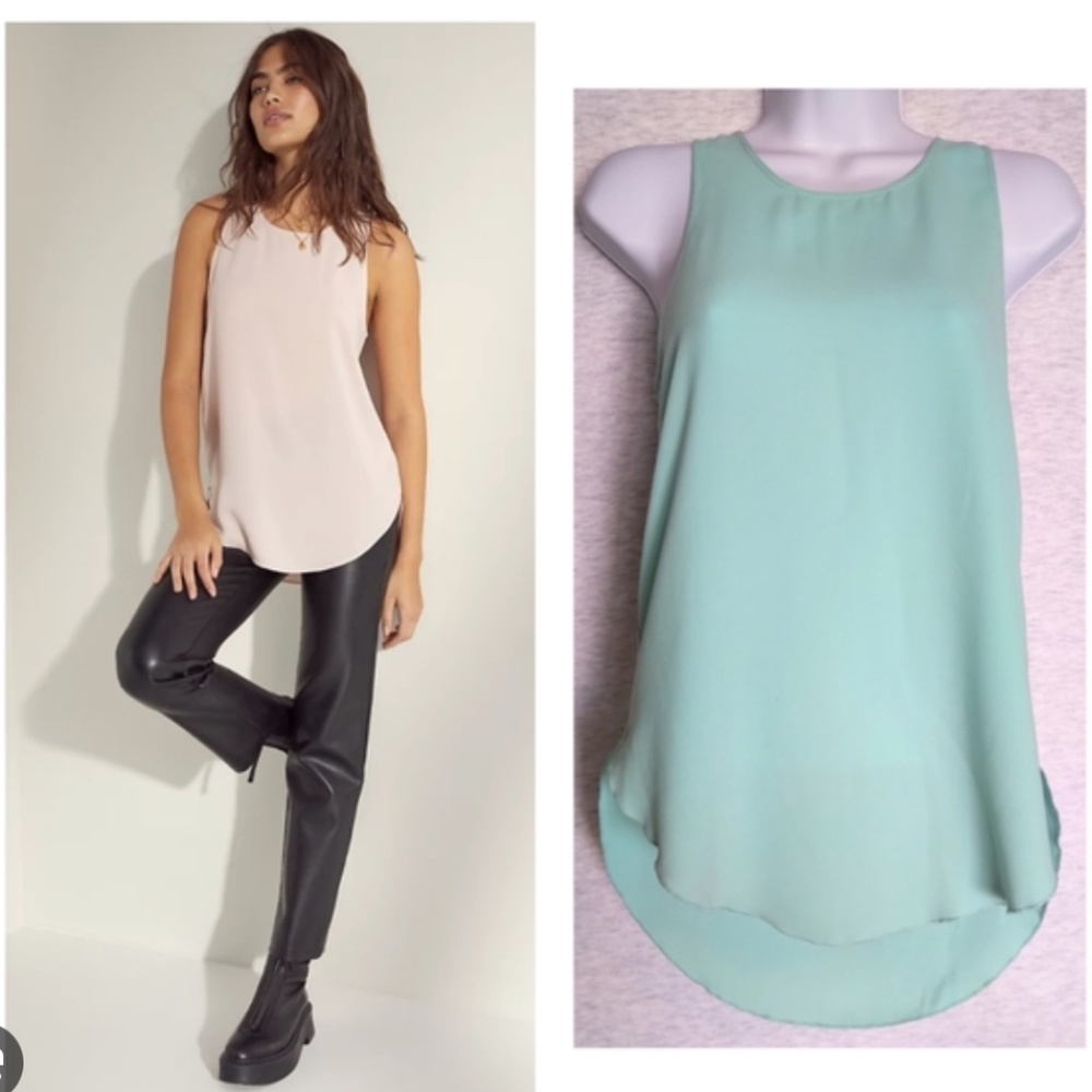 Aritzia Wilfred Sevres Blouse - Mint, small